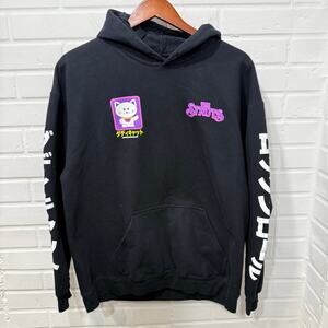 The Struts Lucky Cat Japanese Graphic Hoodie Black Men Lrg Band Merch Streetwear